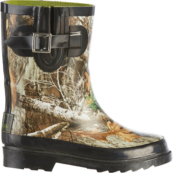 kids camo rain boots